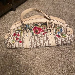 Authentic Christian Dior Floral Bag